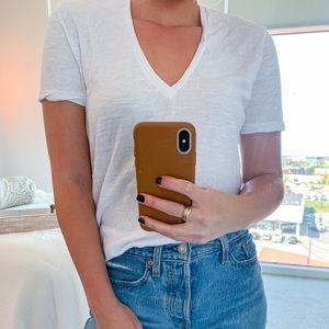 MONROW White T-Shirt